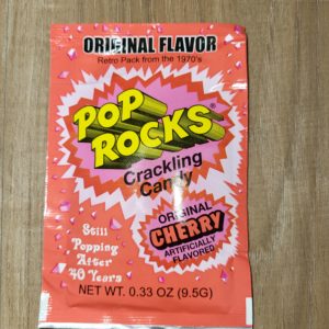 Pop rocks bonbons pétillant a la cerise